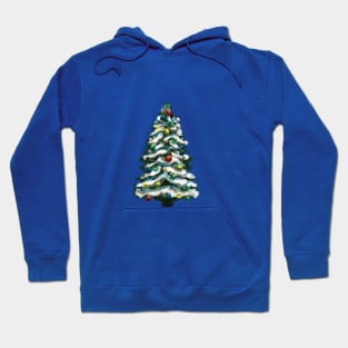 Decorated Christmas tree Hoodie